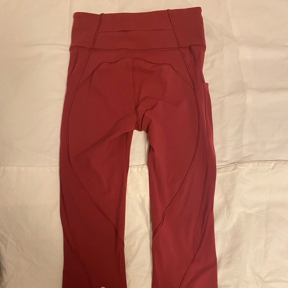 Lululemon Pink Pocket Leggings - Picture 5 of 7